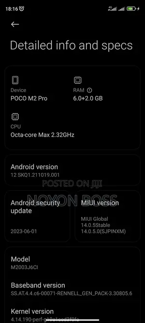 Xiaomi Poco M2 Pro 128 GB Blue