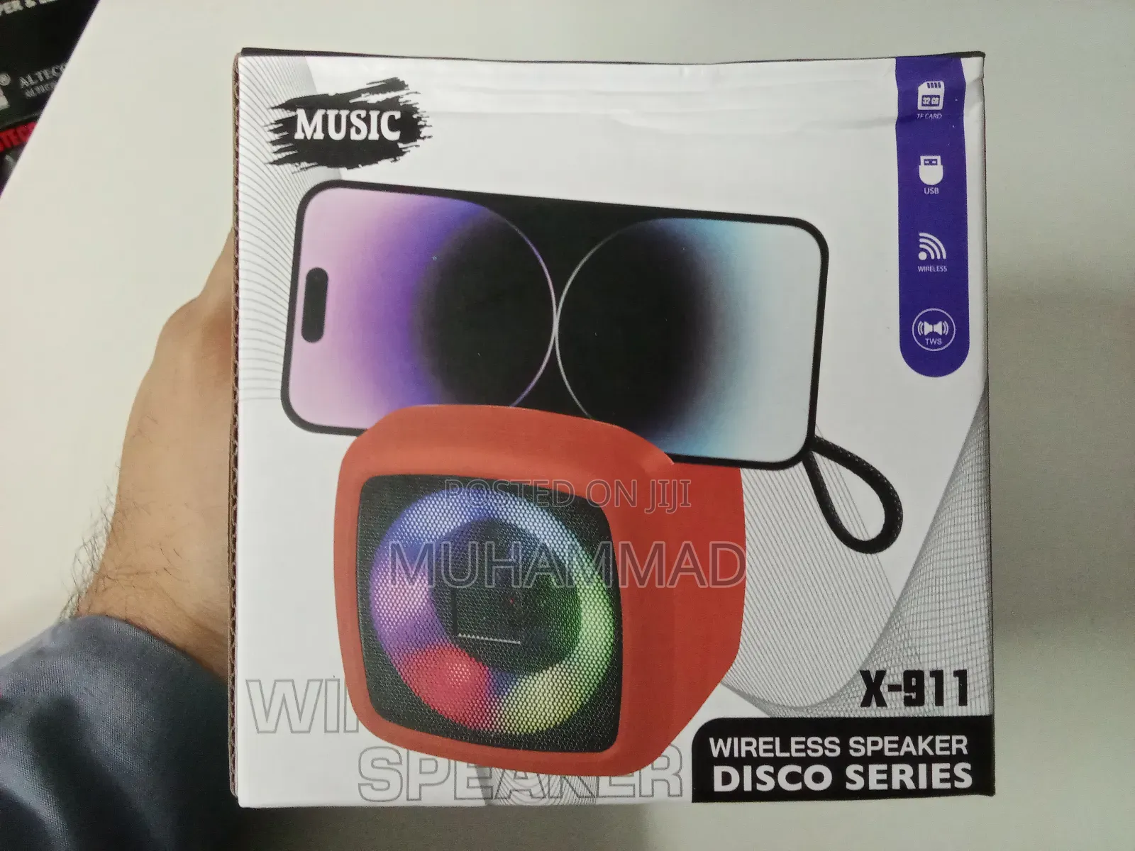 X911 RGB Led Wireless Speaker Bluetooth