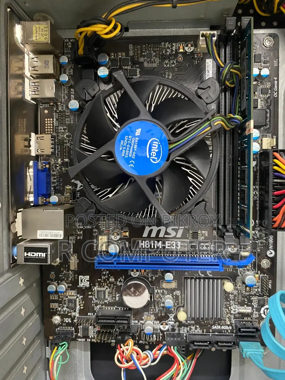 Desktop PC Intel Core i3 (4th Gen)_RAM 8GB_SSD 128GB_MSI-H*81 With HDMI