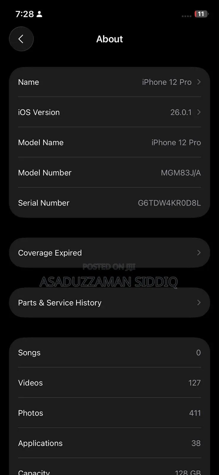 Apple iPhone 12 Pro 128 GB Blue