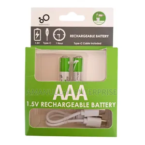 Photo - Smarttools 1.2v Aaa Rechargeable Battery With a Type-C Charging Cable.