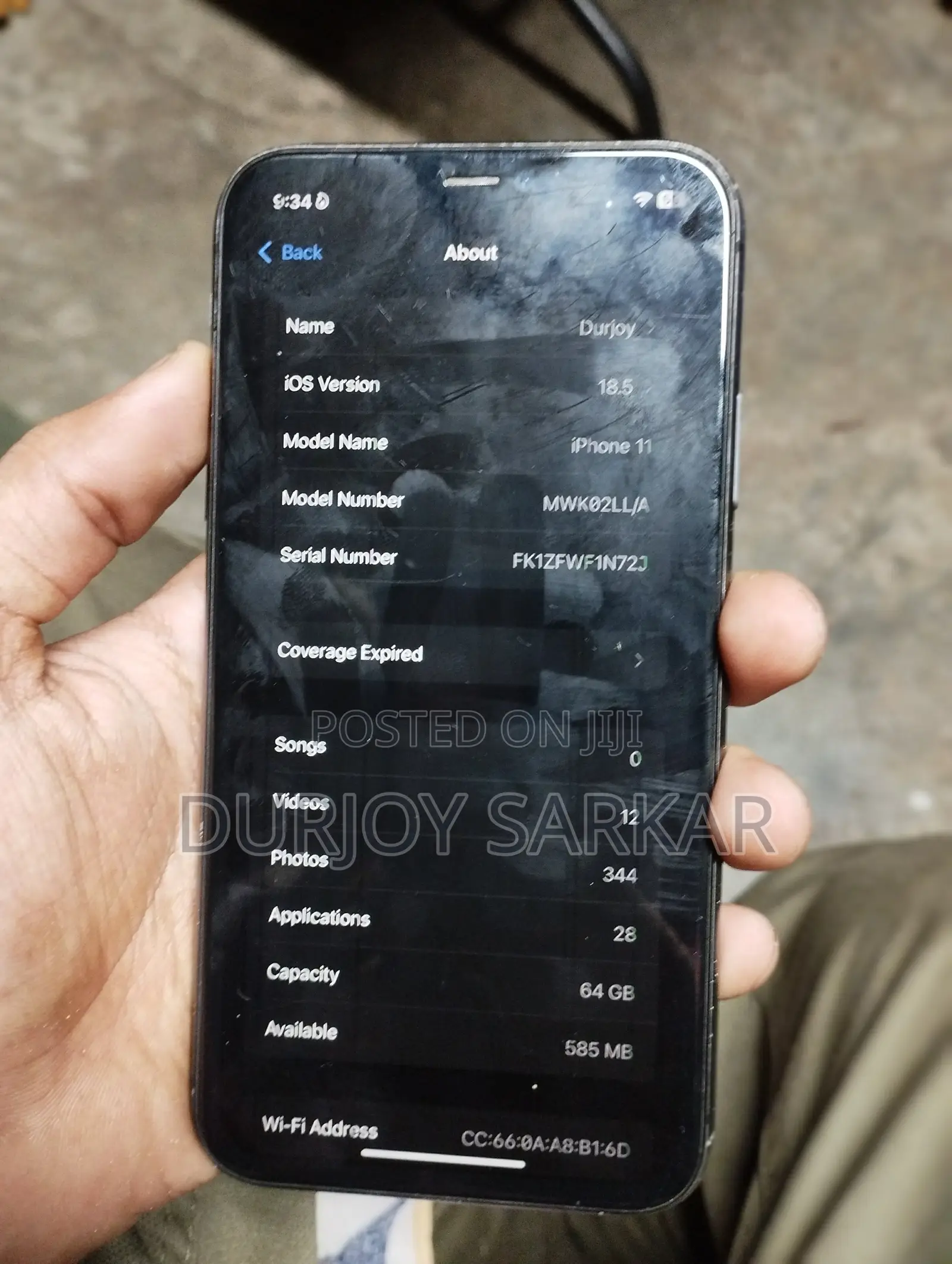 Apple iPhone 11 64 GB Black