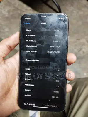 Apple iPhone 11 64 GB Black