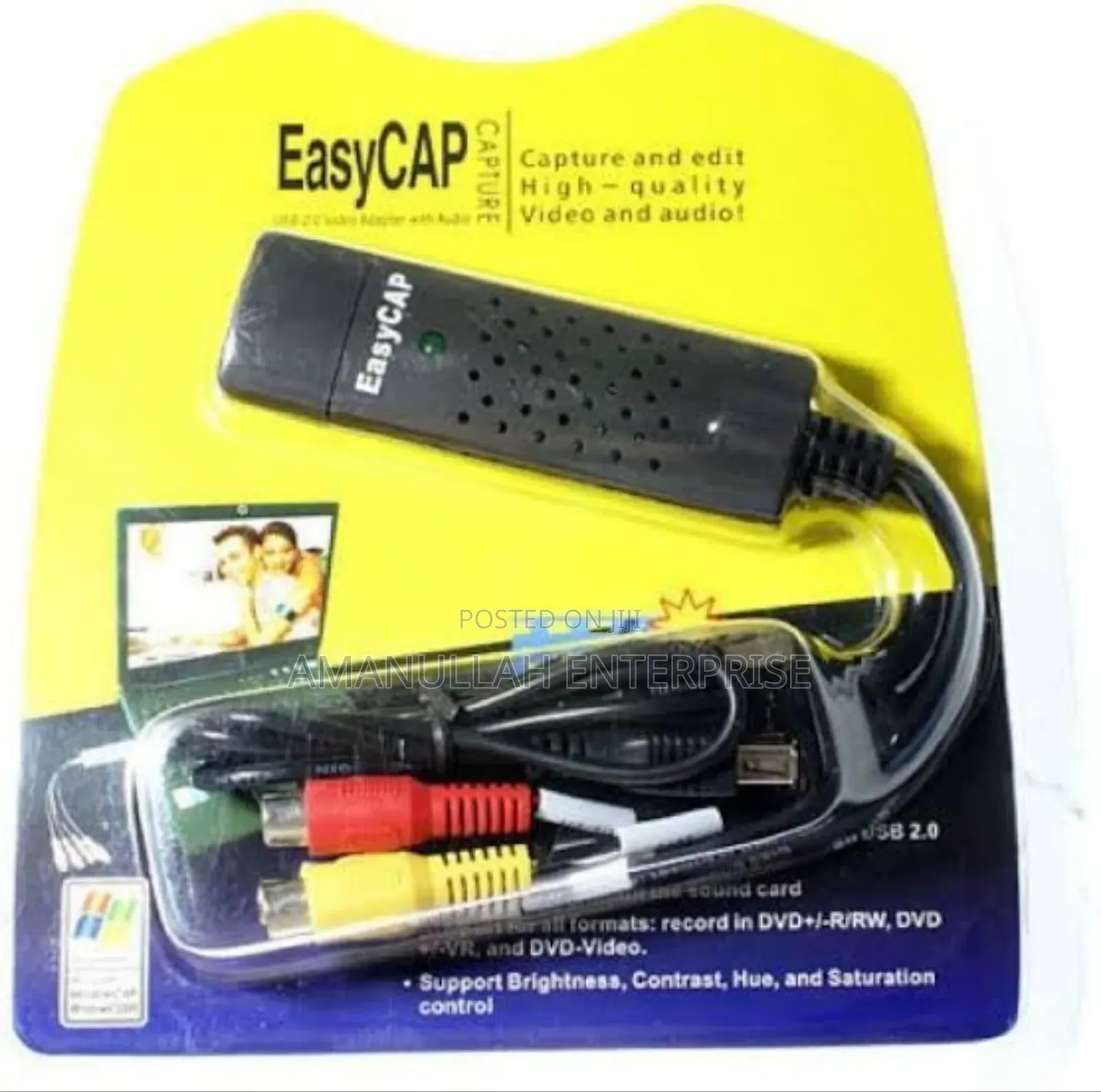 Easycap Usb 2.0 Video Capture Deviceused to Convert Analog Videoaudio