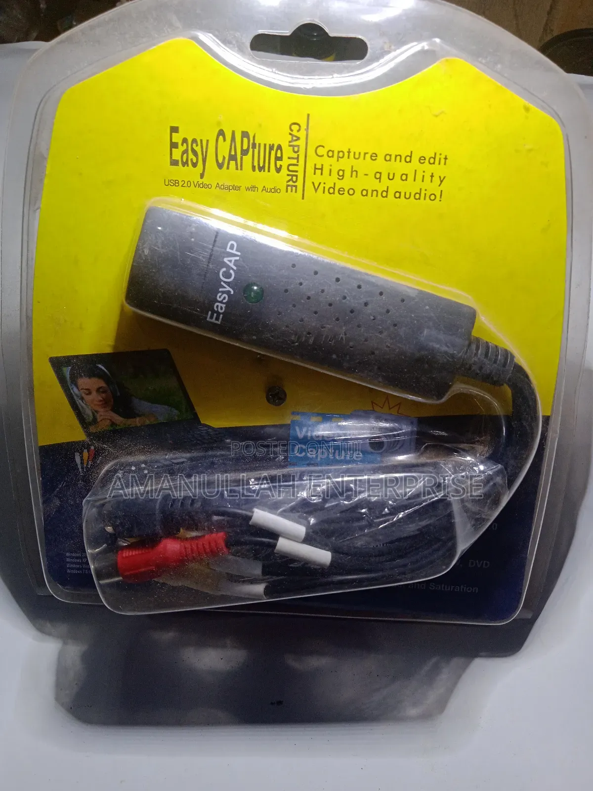 Easycap Usb 2.0 Video Capture Deviceused to Convert Analog Videoaudio