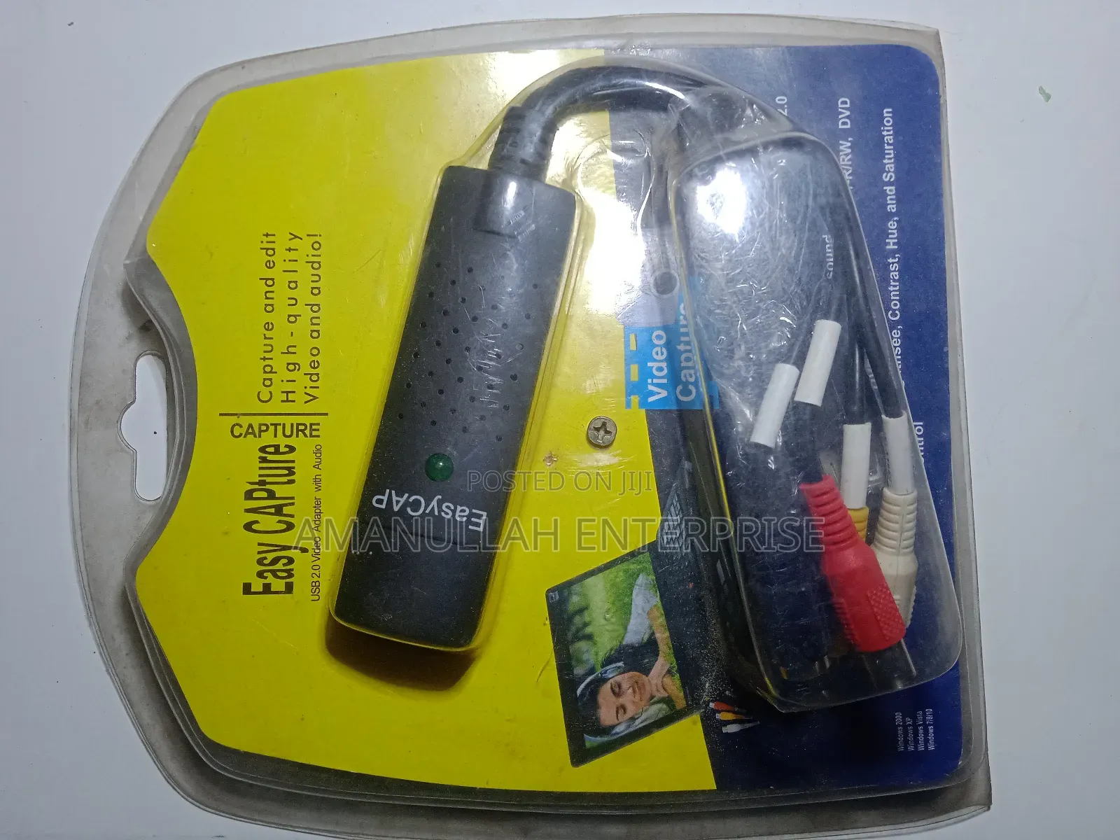 Easycap Usb 2.0 Video Capture Deviceused to Convert Analog Videoaudio