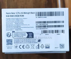 Xiaomi Redmi Note 12 Pro 5G 256 GB Black