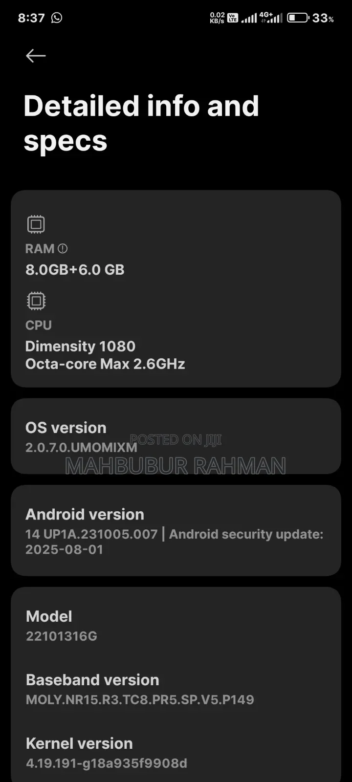 Xiaomi Redmi Note 12 Pro 5G 256 GB Black