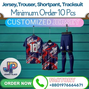 Customized Jersey Minimum Order 10 PCS