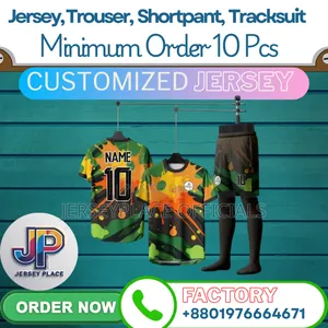 Customized Jersey Minimum Order 10 PCS