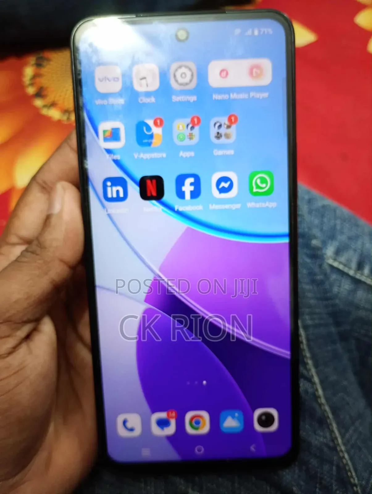 Vivo Y19 128 GB Blue