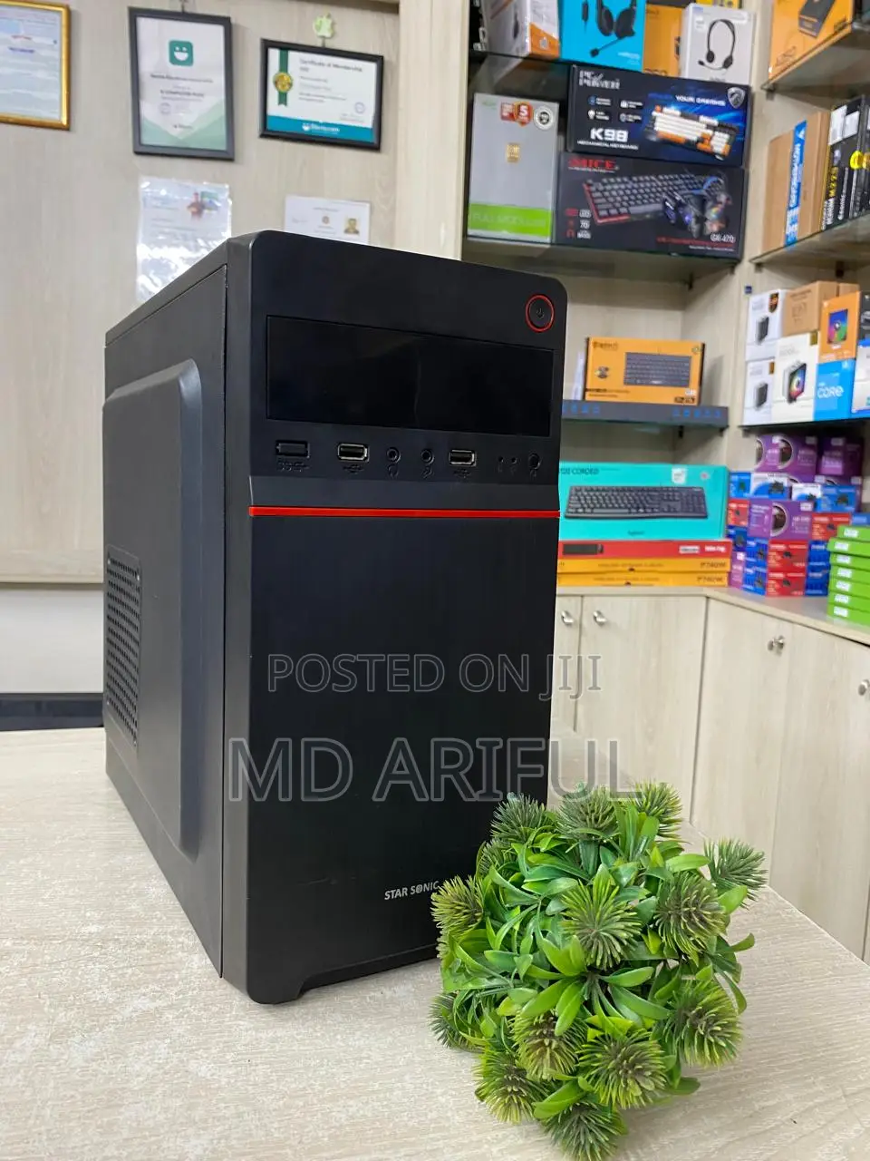 Desktop Pc Amd Ryzen 3 3200g_ssd 480gb_ram 8gb DDR-4_graphic 4gb