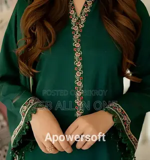 রেয়ন কটন এমব্রয়ডারি ওয়ার্ক সহ রেডিমেড ৩ পিস নতুন আপডেট