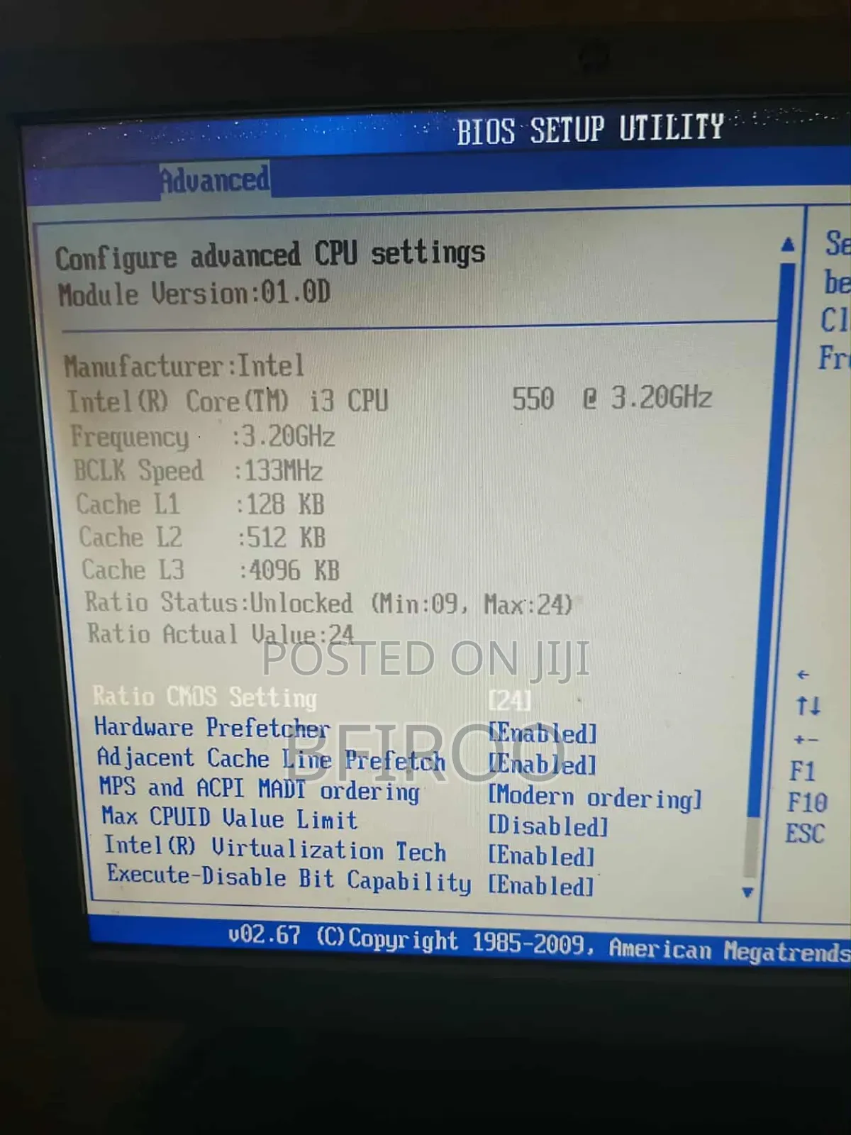 Desktop Computer 3GB Intel Core I3 HDD 128GB