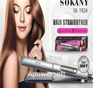 Photo - Sokany Sk-1924 Professional Hair Straightener High Quality