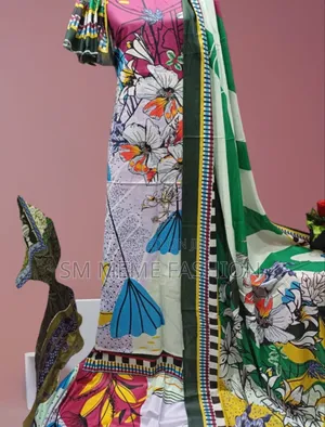 ডিজিটাল প্রিন্ট কটন থ্রি পিস