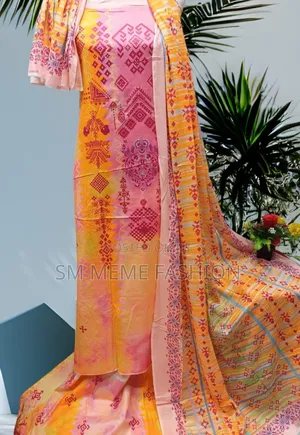 ডিজিটাল প্রিন্ট কটন থ্রি পিস