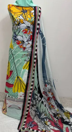 ডিজিটাল প্রিন্ট কটন থ্রি পিস