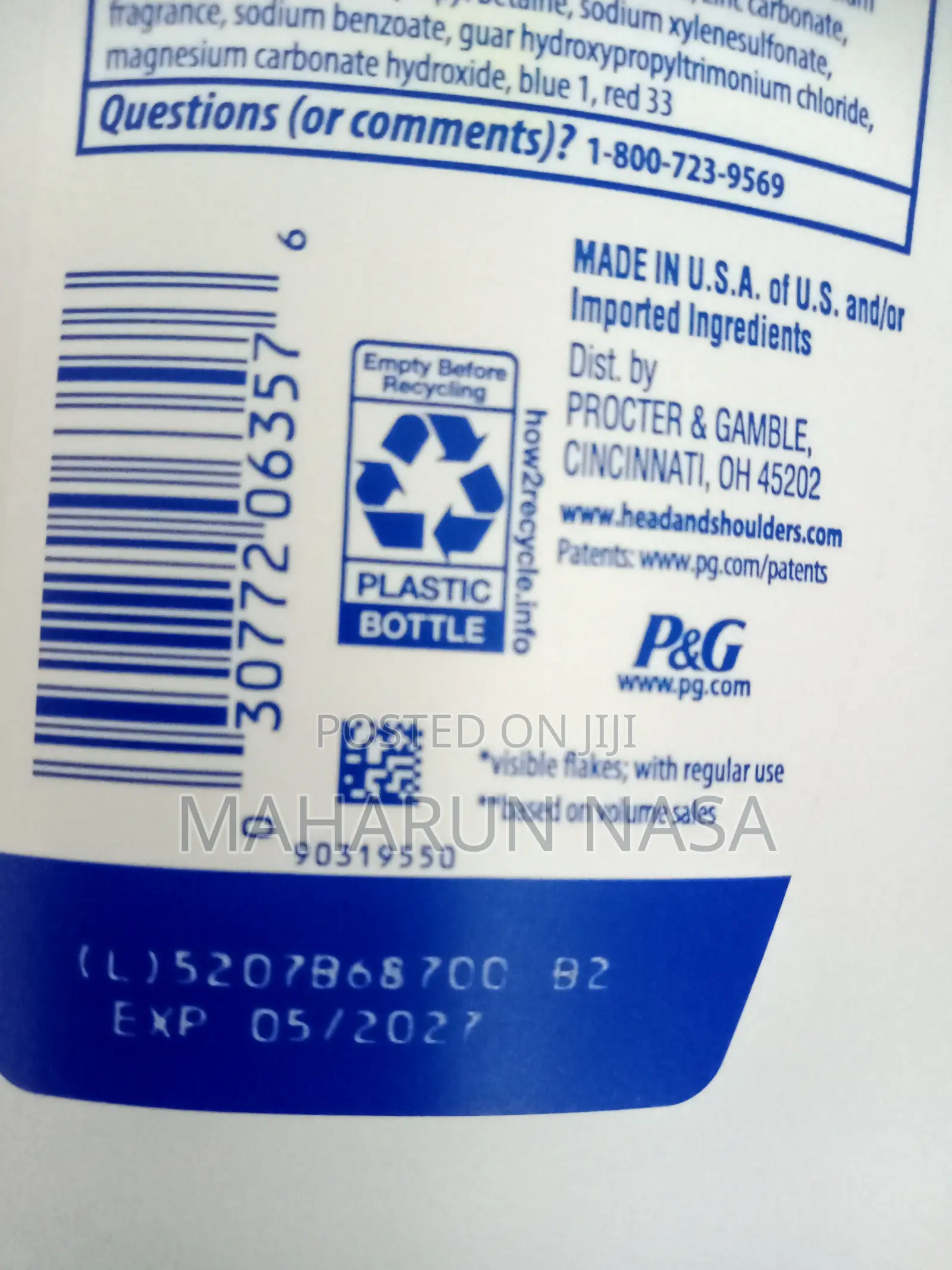 Head Shoulders Shampoo