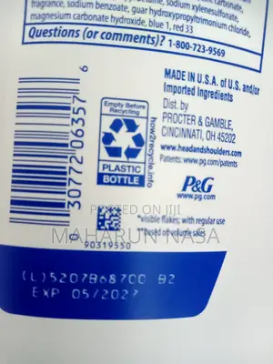 Head Shoulders Shampoo