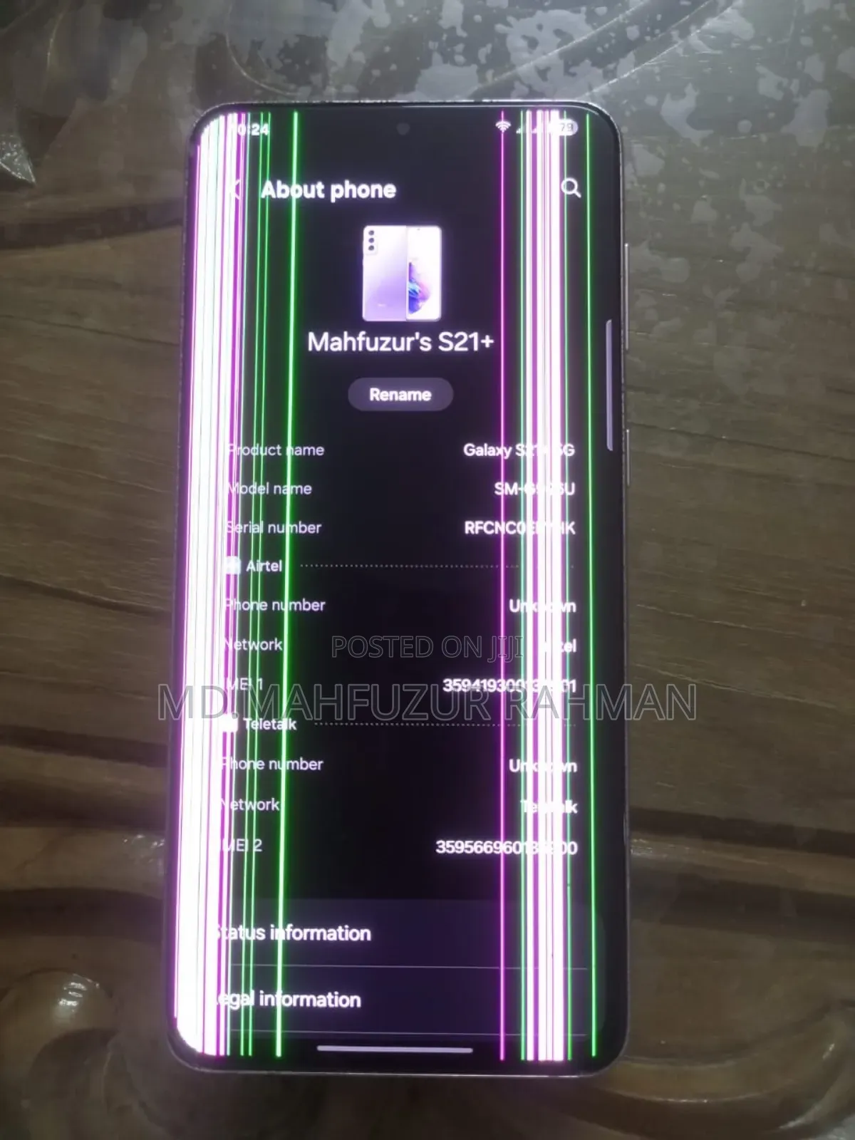 Samsung Galaxy S21+ 5G 128 GB Purple