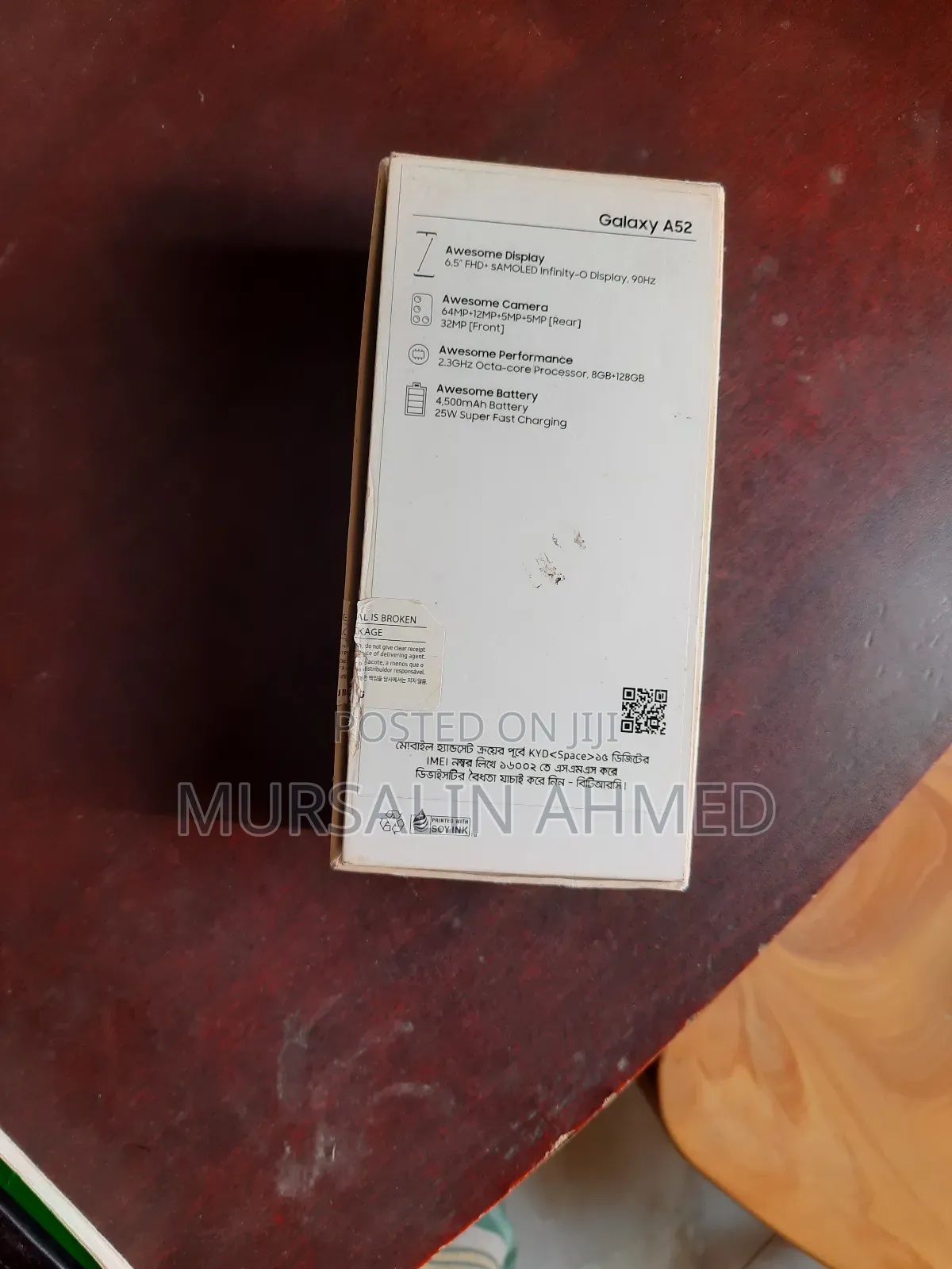 Samsung Galaxy A52 128 GB Black