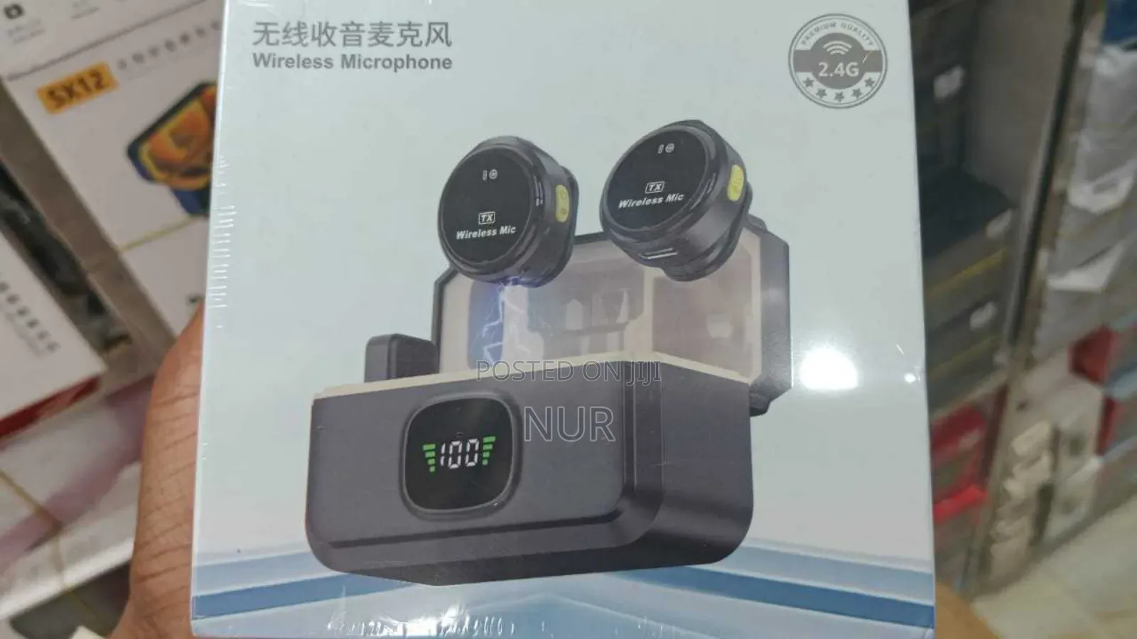 Sx22 ম্যাগনেটিক হ্যাঙ্গিং নেক ওয়্যারলেস লাভালিয়ার মাইক্রোফোন