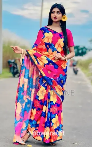 Digital Print Sharee With Blouse PCS Update Collection