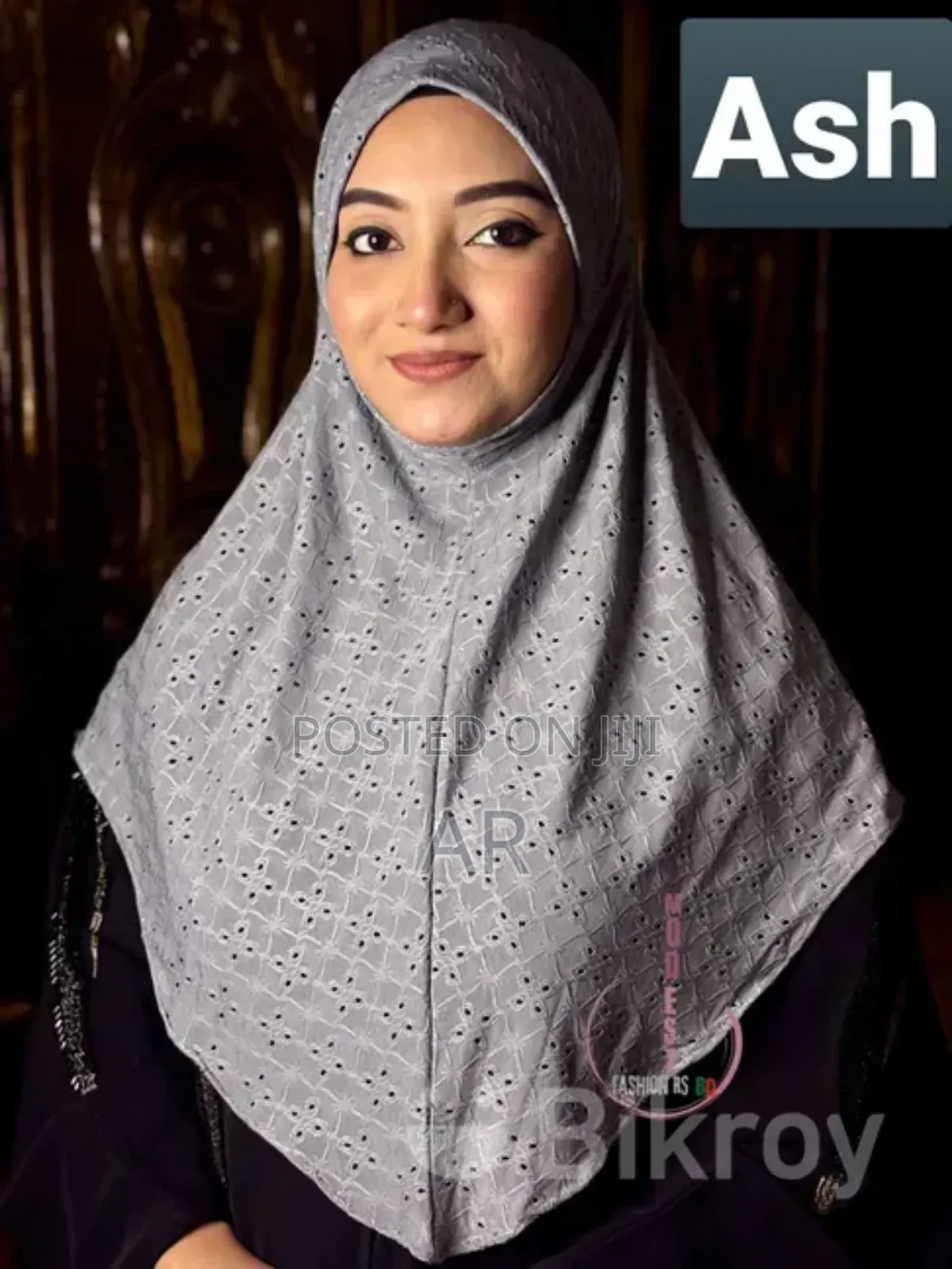 Chiken Cotton Embroidery Hijab