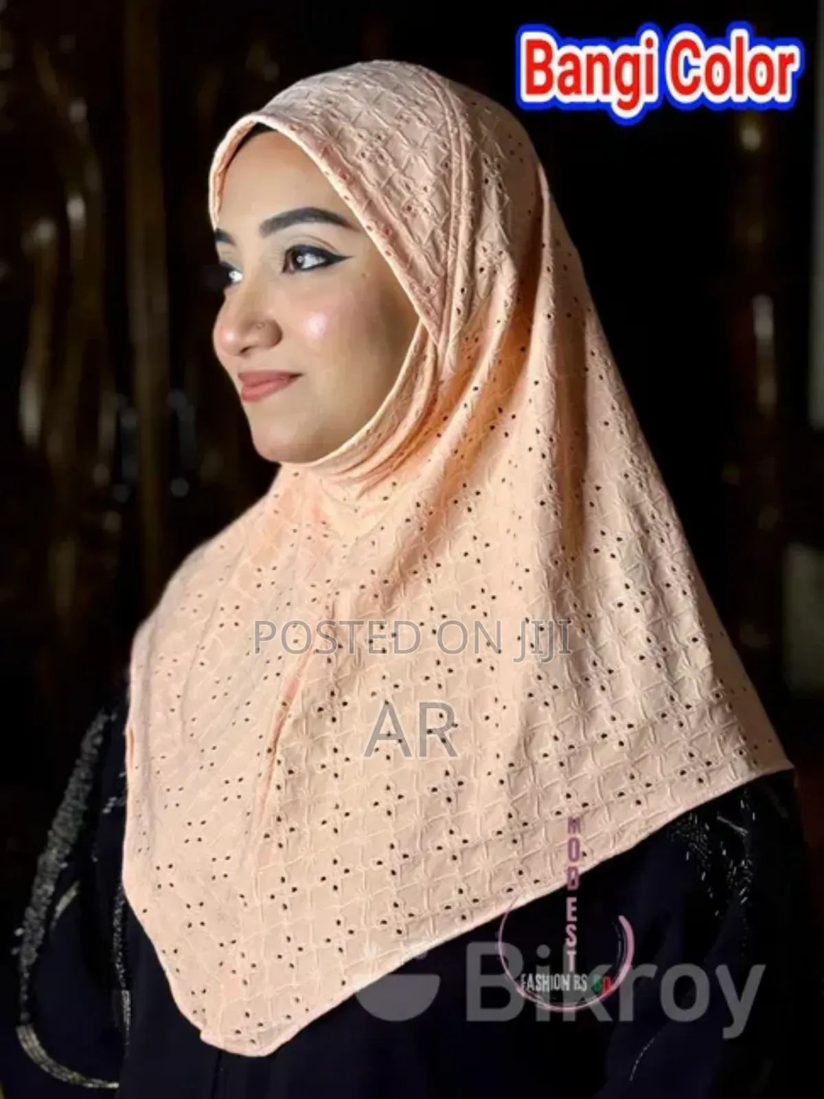 Chiken Cotton Embroidery Hijab
