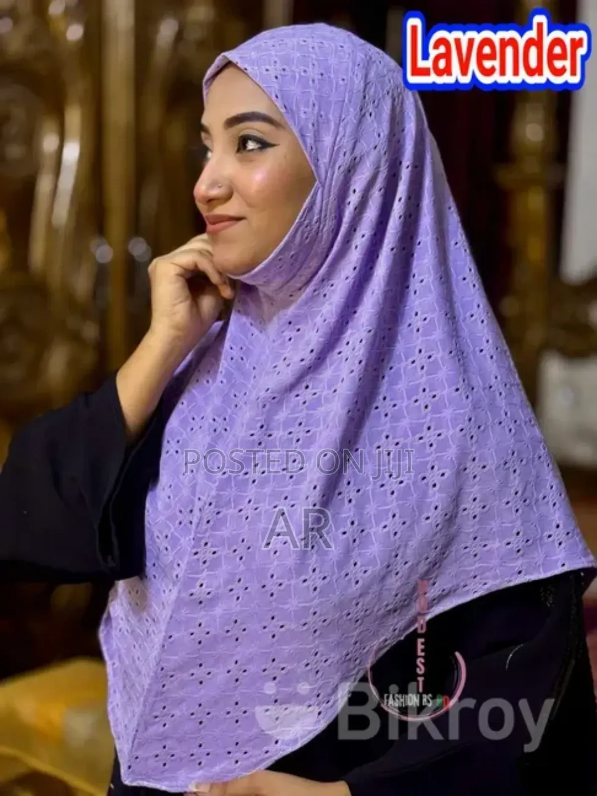 Chiken Cotton Embroidery Hijab