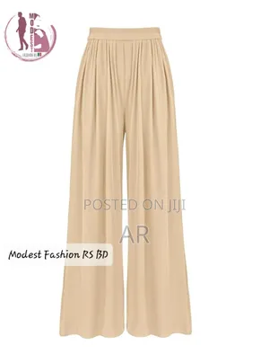 Photo - Overall Stitch Korean Jersey Fabric Plazo