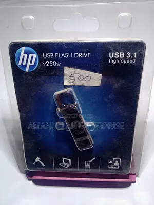 Hp V250w Usb 3.1 Flash Drive With a Storage Capacity of 16gb.