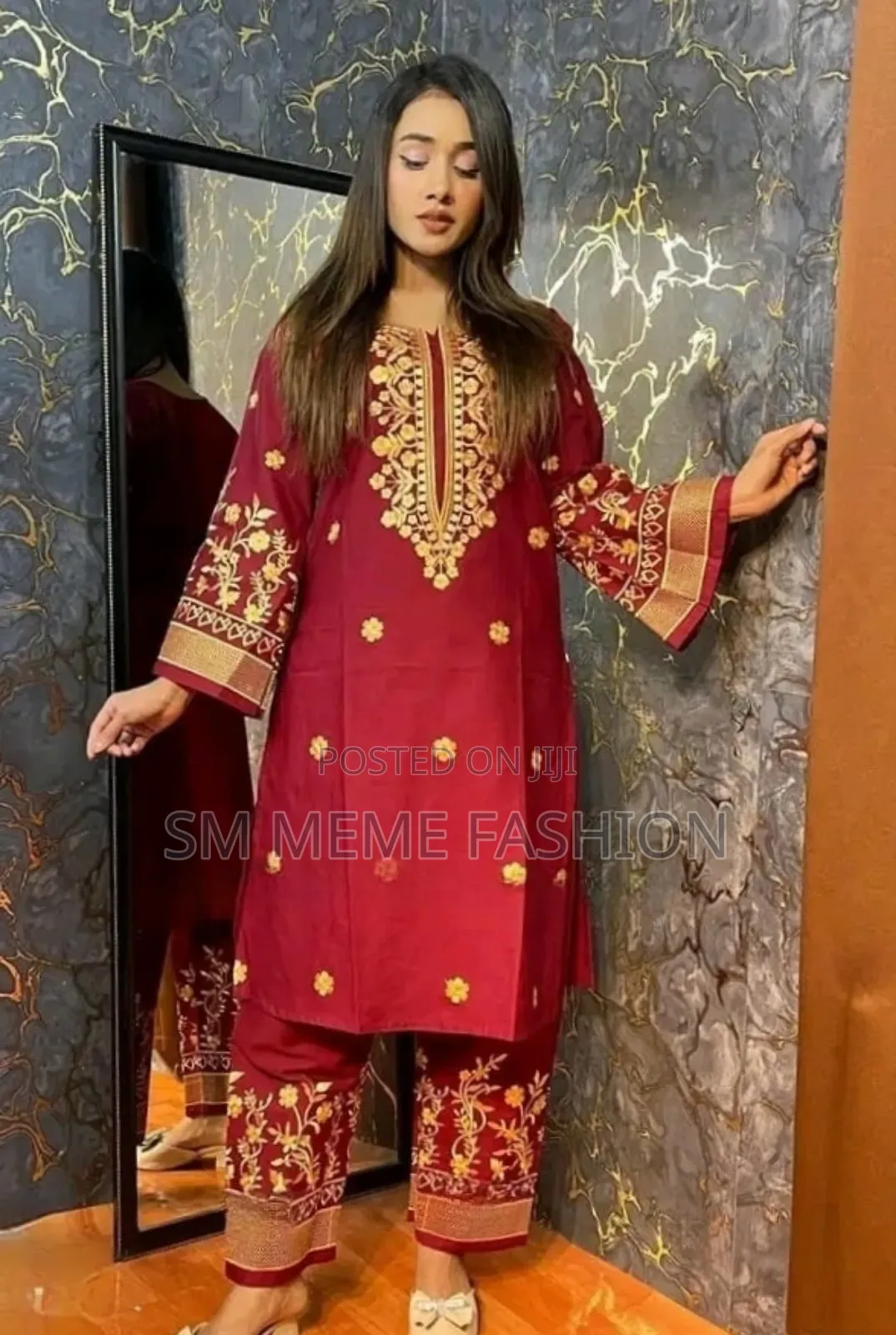 Embroidery Two Piece