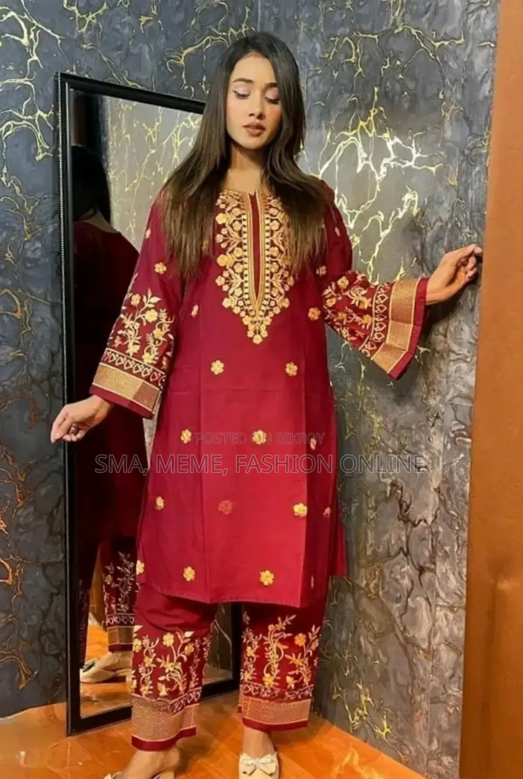 Embroidery Two Piece