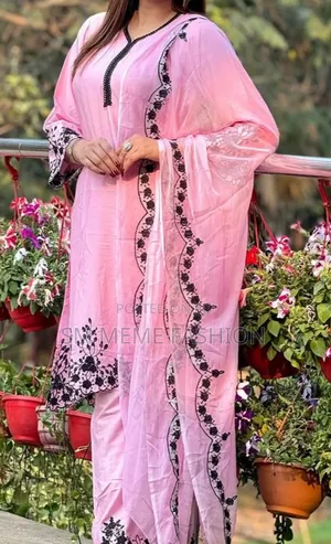 এমব্রয়ডারি কটন থ্রি পিস