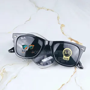 Rb2157 Black Lens Master Copy Metal Hinj Glass Lens Sunglass
