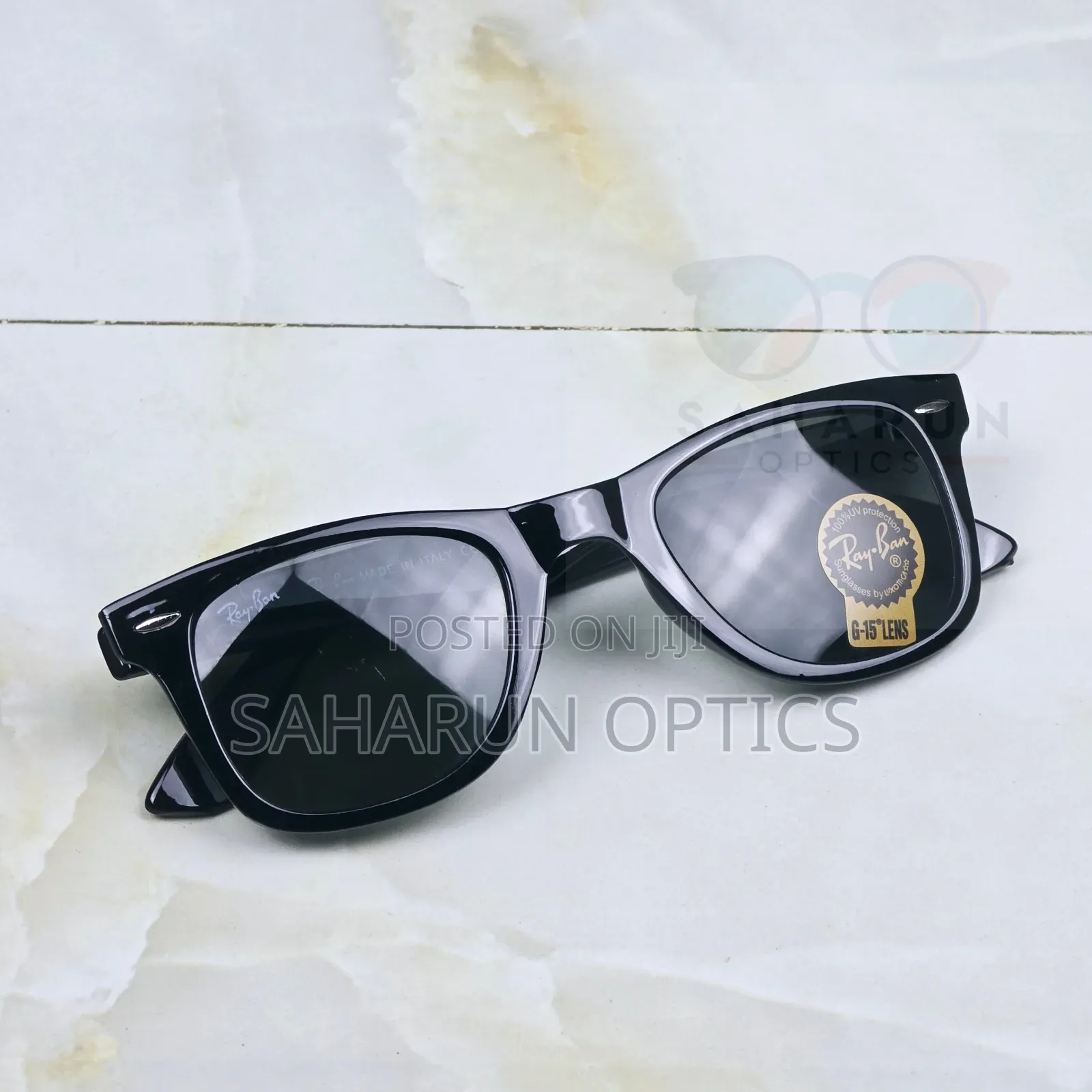 Ray-Ban 2140 Premium Wayfarer Glass Lens Sunglass for Man