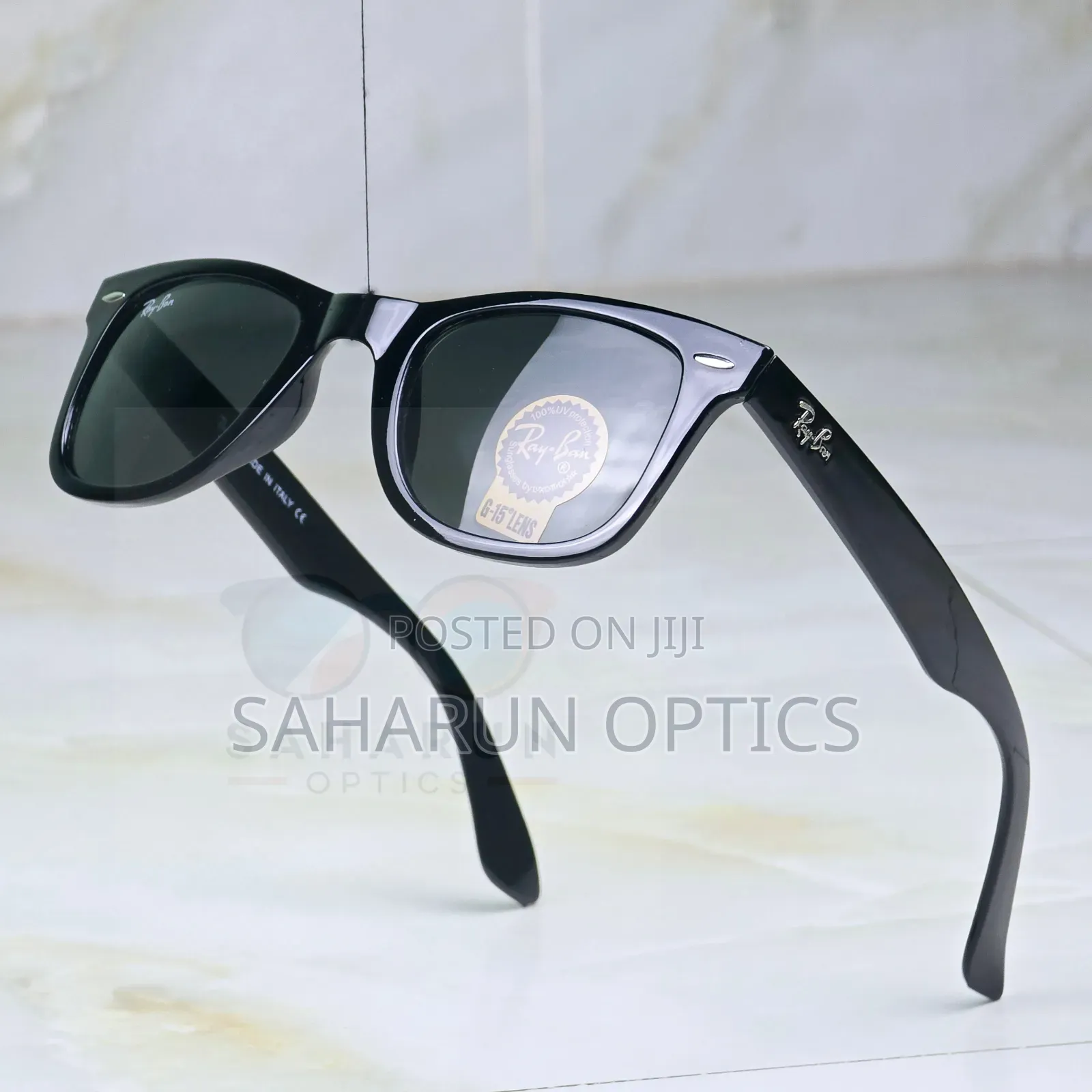 Ray-Ban 2140 Premium Wayfarer Glass Lens Sunglass for Man