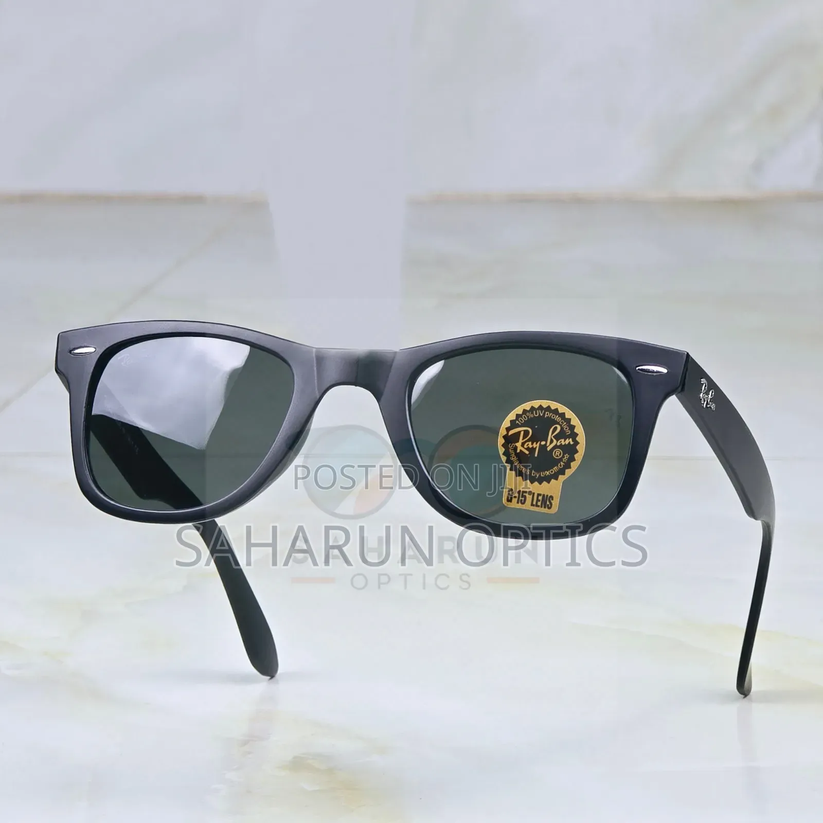 Ray-Ban 2140 Premium Wayfarer Glass Lens Sunglass for Man