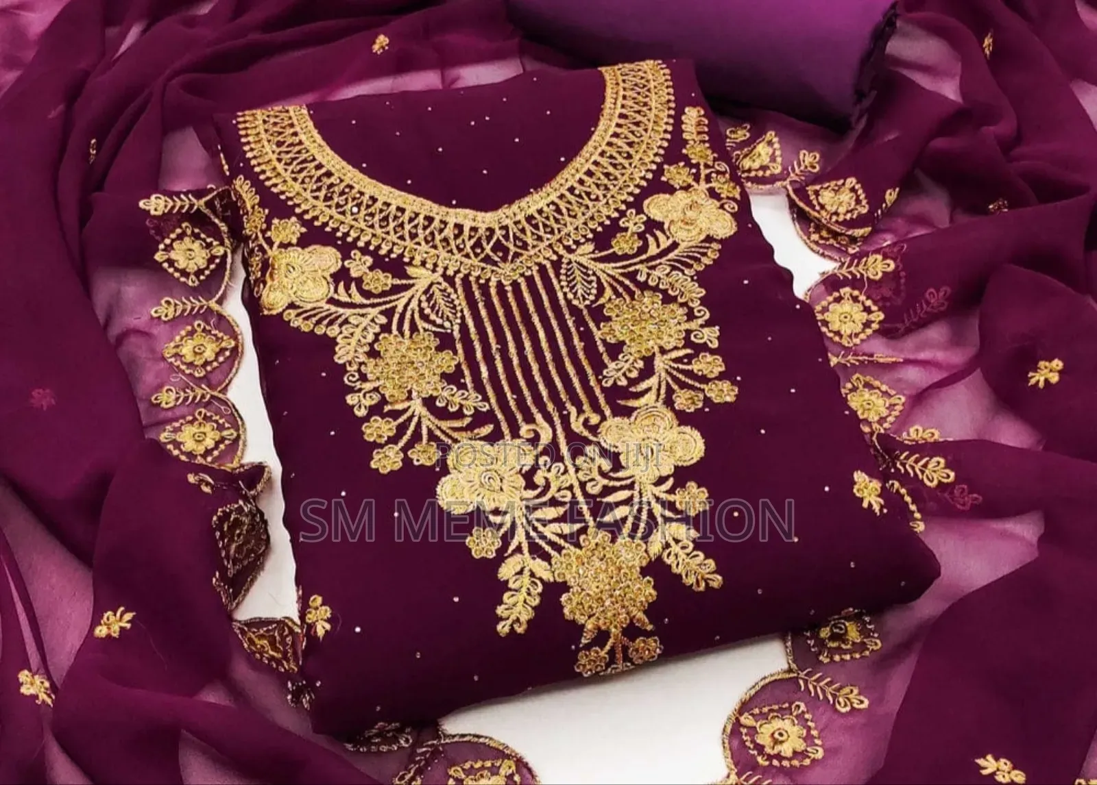 Georgette Embroidery Four Piece
