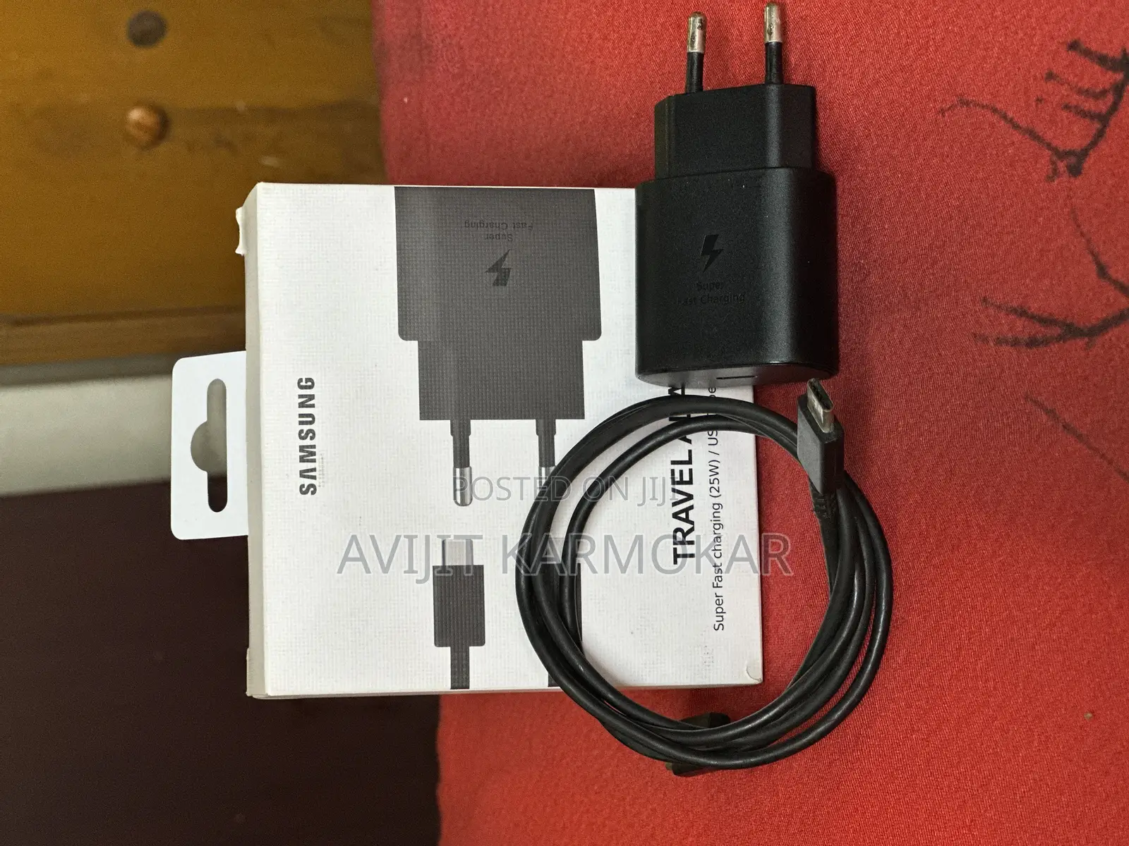 Samsung Original Charger (Adapter + Cable) With Cash Memo