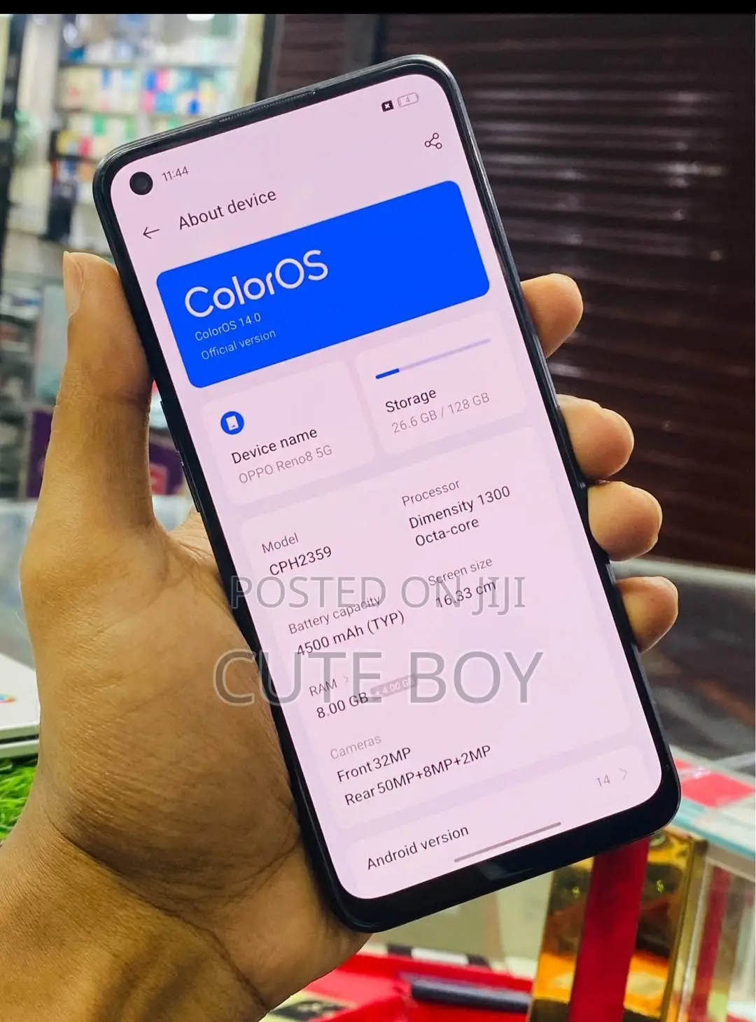 Oppo Reno8 5G 128 GB Black