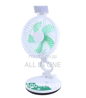 ZT 329 Rechargeable Folding Table Fan With LED Light