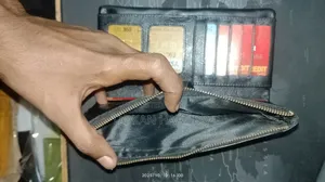 Photo - Leather Long Wallet For Men