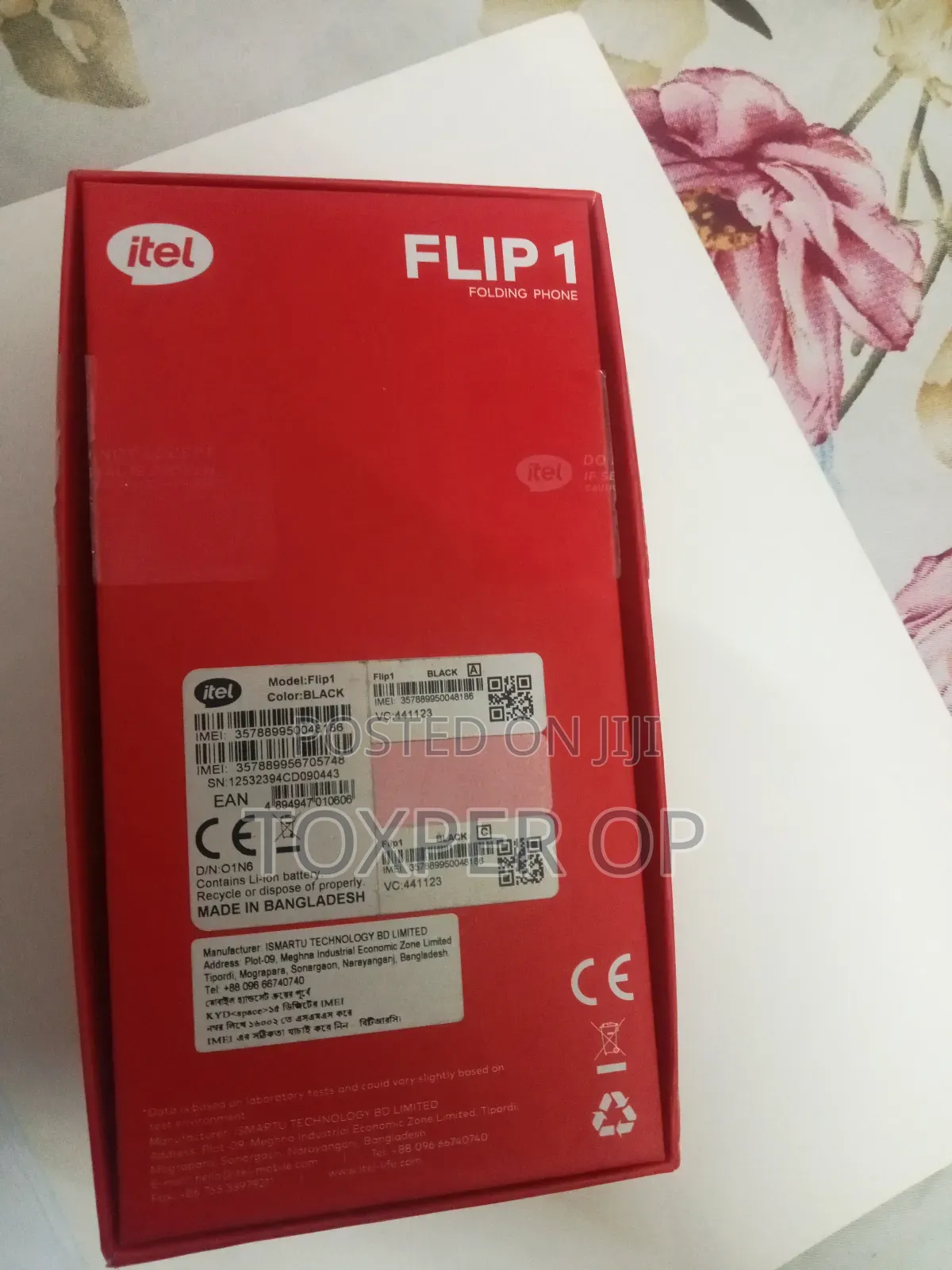 Itel Flip 1 8 GB Black