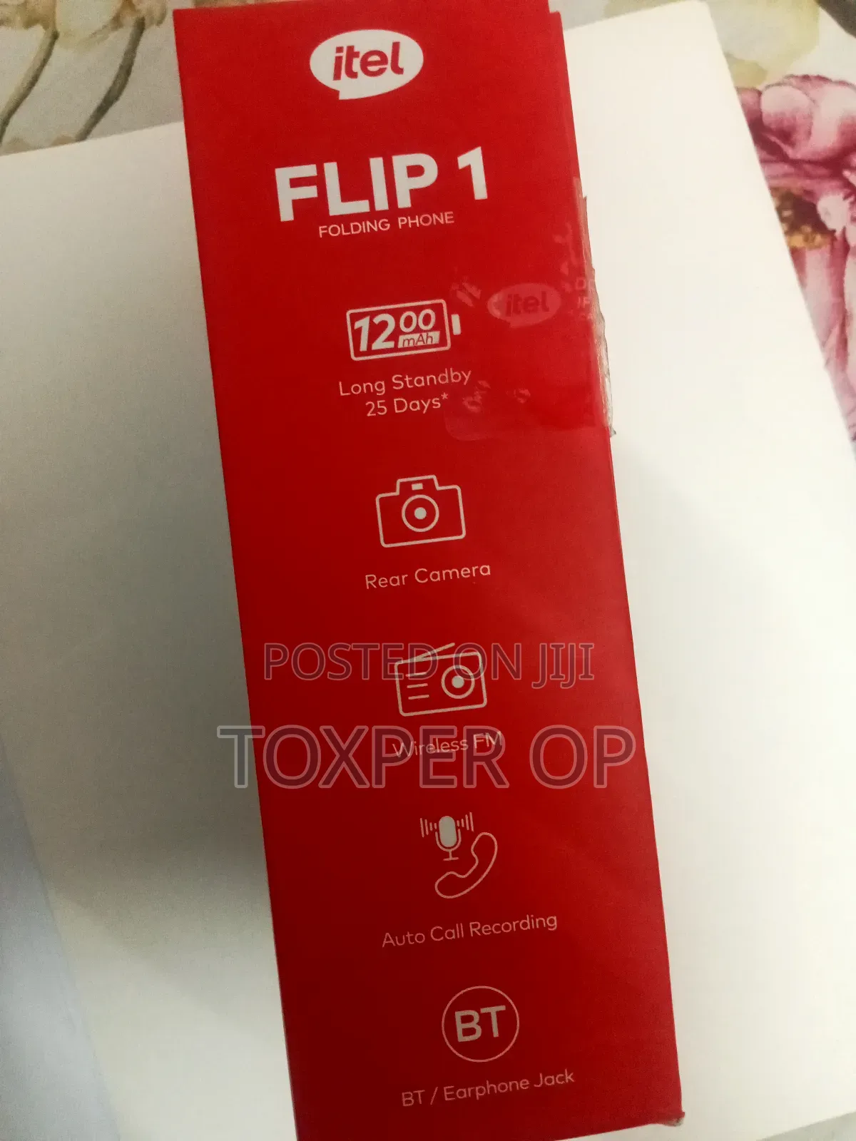 Itel Flip 1 8 GB Black