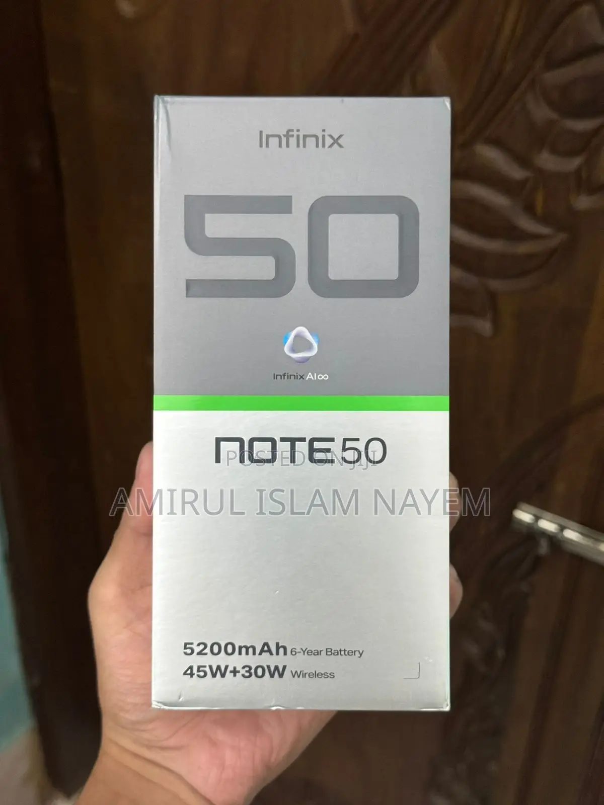 Infinix Note 50 4G 256 GB Black