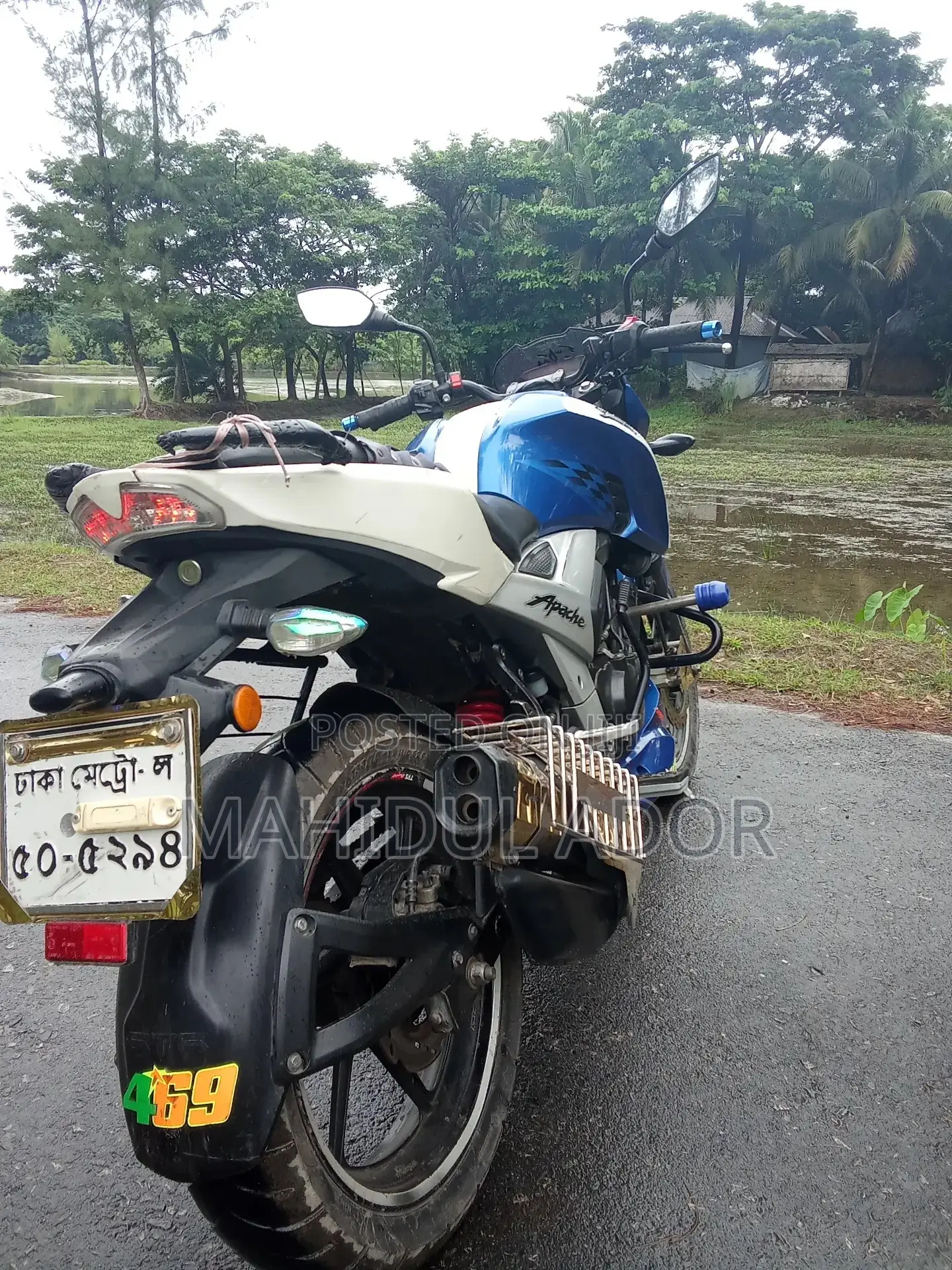 TVS Apache 160 4V 2022 Blue