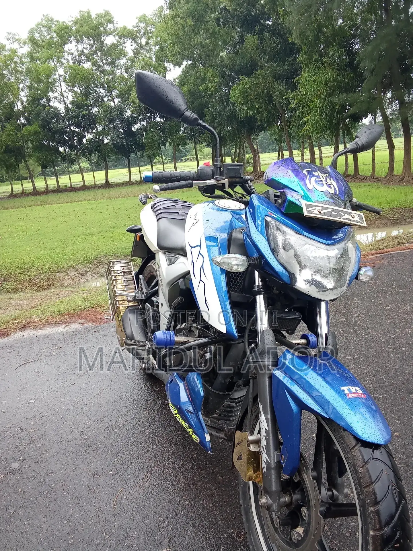 TVS Apache 160 4V 2022 Blue